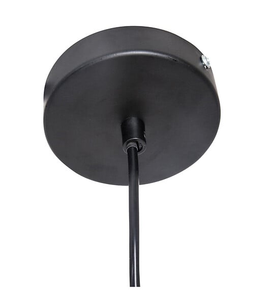 ATMOSPHERA - Luminaire Suspension en Métal filaire Noir D 30.5 cm - large