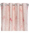 ATMOSPHERA - Rideau occultant Rose avec Licornes phosphorescentes 140 x 250 cm - vignette