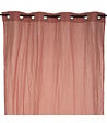ATMOSPHERA - Rideau Voilage Berlingot Terracotta 140 x 250 cm - vignette