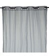 ATMOSPHERA - Rideau Voilage Berlingot Bleu gris 140 x 250 cm - vignette