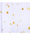 ATMOSPHERA - Rideau Voilage motifs Étoiles Or 140 x 250 cm déco enfant - vignette
