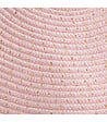 ATMOSPHERA - Tapis enfant Rose et Lurex doré à franges D 90 cm - vignette