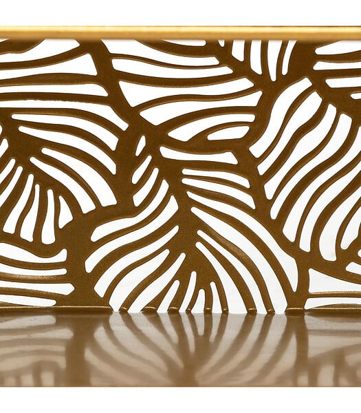 ATMOSPHERA - Etagère murale en Métal Doré 39 x 36 cm - large