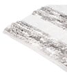 5 FIVE SIMPLY SMART - Tapis de salle de Bain épais rayé Gris 50 x 75 cm - vignette