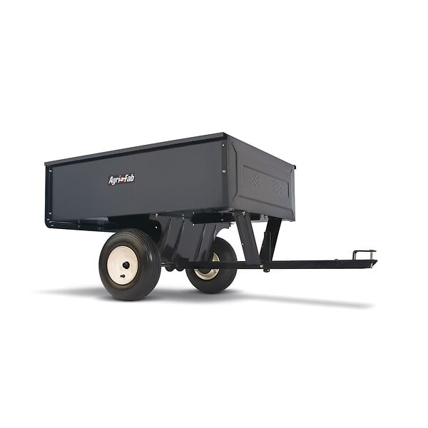 MTD - Remorque noire en acier trainée 227kg 1003 - large