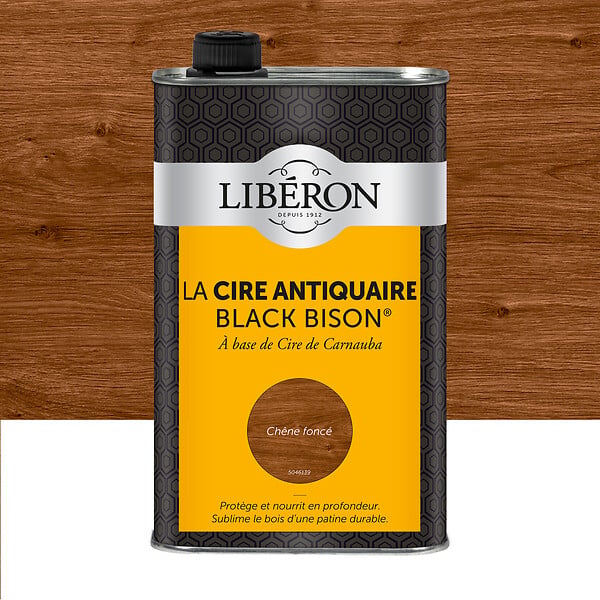 LIBERON - Cire Antiquaire Liquide Chêne Fonce 1L - large