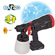 RIBIMEX - Pistolet à peinture et désinfectant R-bat20 20v avec buse spéciale, batterie et chargeur - vignette