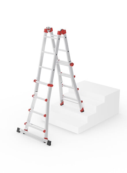 HAILO - Echelle multifonction - L378xH470cm - large