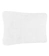 ATMOSPHERA - Coussin décoratif déhoussable en Fourrure Blanche 45 x 30 cm - vignette