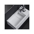 PLANETE BAIN - Lave-mains gain de place en solid surface Sacramento 35x18 cm - vignette