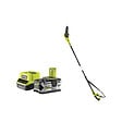 RYOBI - Pack RYOBI Elagueur à  chaine sur perche 18V One+ OPP1820 - 1 batterie 5.0Ah - 1 chargeur rapide 2.0Ah RC18120-150 - vignette
