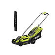 RYOBI - Pack RYOBI Tondeuse électrique 1300W Coupe 33cm RLM13E33S - Lame de tondeuse électrique 33cm RAC420 - vignette