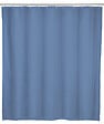 WENKO - Rideau de douche 180x200 PEVA uni gris bleu - vignette