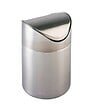 WENKO - Poubelle de salle de bain avec couvercle Otranto - Inox - 3L - vignette