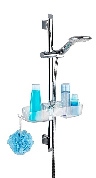 WENKO - Valet pour barre de douche Premium - large