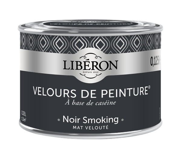 LIBERON - Velours de peinture - Noir smoking - Mat - 125ml - large