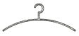 WENKO - Cintre Bubble gris - vignette