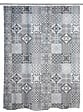 WENKO - Rideau de douche 180x200 Portugal Polyester - vignette