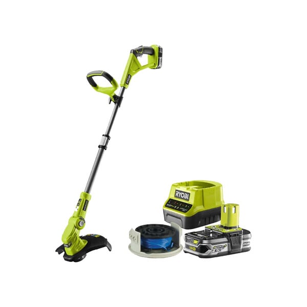 RYOBI - Pack RYOBI coupe bordure - dresse bordure 18V One+ RLT183225F - bobine simple fil diamètre 1.6mm x 4.5m RAC124 - large
