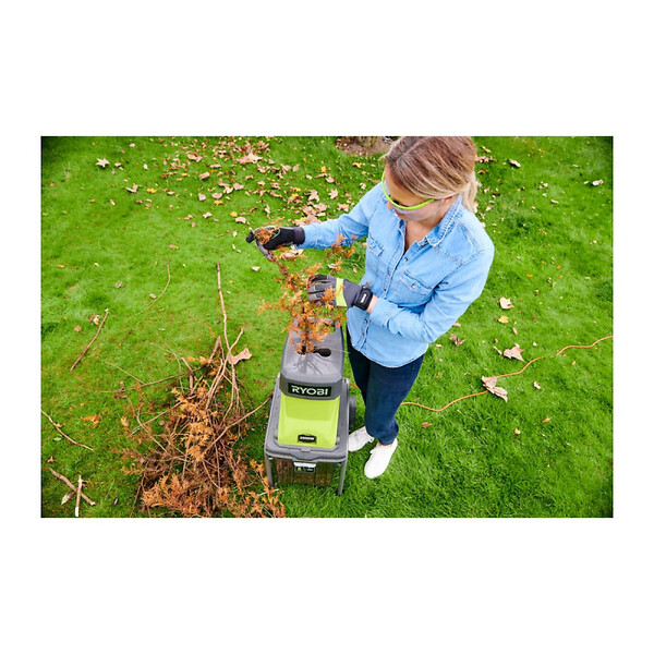 RYOBI - Pack RYOBI Broyeur de végétaux 2500W RSH2545B - Jeu de 2 lames pour broyeur RAC351 - large