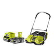 RYOBI - Pack RYOBI Balayeuse motorisée 18V One+ R18SW3-0G - 1 Batterie 2.5Ah - 1 Chargeur rapide RC18120-125 - vignette