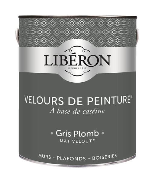 LIBERON - Velours de peinture - Gris plomb - Mat - 2,5L - large