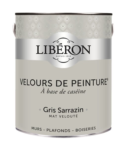 LIBERON - Velours de peinture - Gris sarrazin - Mat - 2,5L - large
