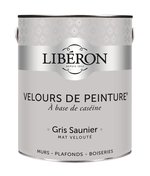 LIBERON - Velours de peinture - Gris saunier - Mat - 2,5L - large