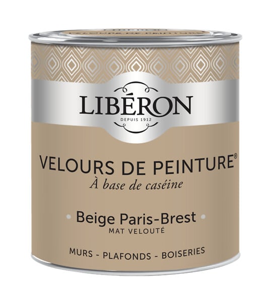 LIBERON - Velours de peinture - Beige Paris-Brest - Mat - 0,5L - large