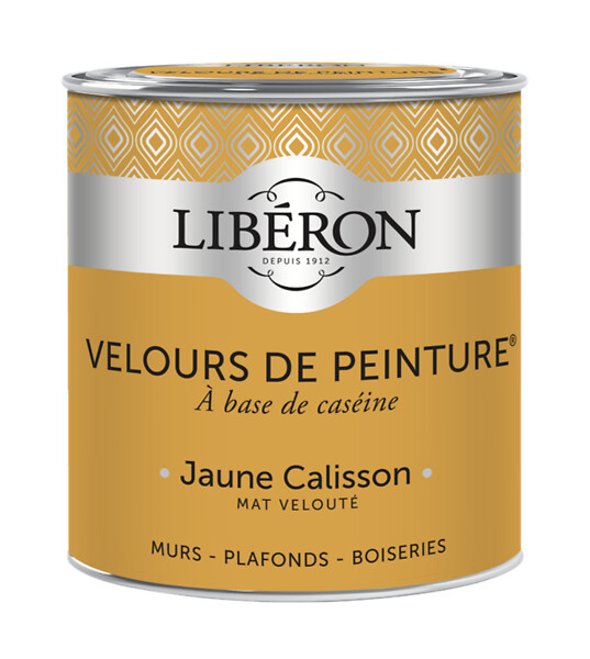 LIBERON - Velours de peinture - Jaune calisson - Mat - 0,5L - large