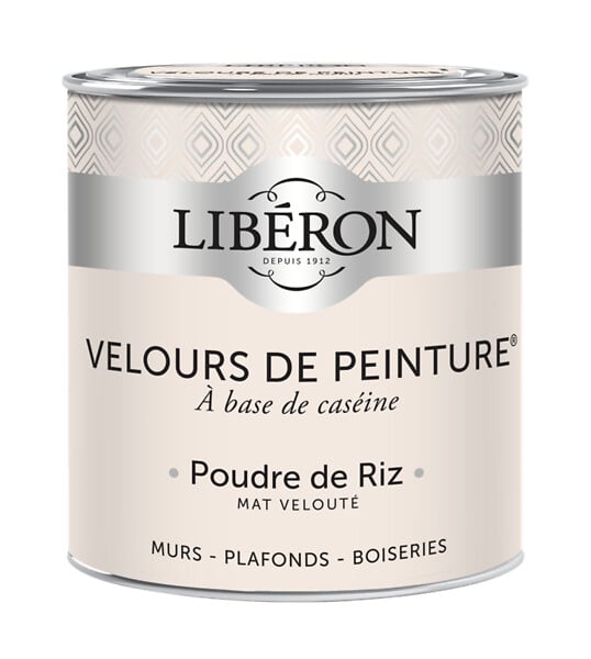 LIBERON - Velours de peinture - Poudre de riz - Mat - 0,5L - large