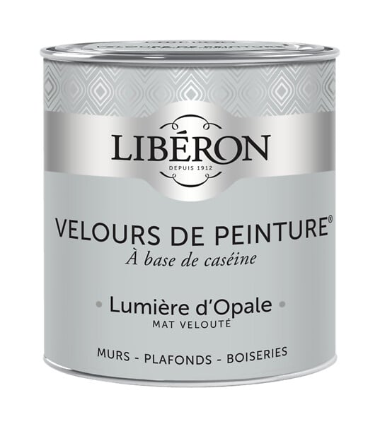 LIBERON - Velours de peinture - Lumière d'opale - Mat - 0,5L - large