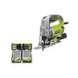 RYOBI - Pack RYOBI Scie sauteuse pendulaire électrique 680W RJS1050-K - Coffret de 20 lames RAK20JB - vignette