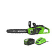 GREENWORKS TOOL - Tronçonneuse Brushless GREENWORKS 40V - 35 cm - 1 batterie 4.0 Ah - 1 chargeur - GD40CS15K4 - vignette