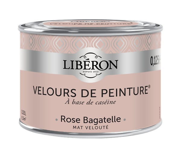LIBERON - Velours de peinture - Rose bagatelle - Mat - 125ml - large