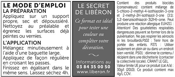 LIBERON - Velours de peinture - Rose bagatelle - Mat - 125ml - large
