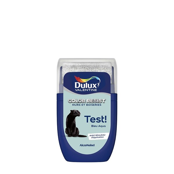 DULUX VALENTINE - Testeur Dulux Valentine Color Resist Mur et Boiserie Bleu Aqua 0,03L - large