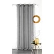 LINDER - Voilage oeillets Julie anthracite 140x240 - vignette