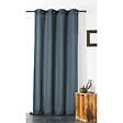 LINDER - Voilage oeillets Melisse bleu 140x240 - vignette
