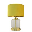 C-CREATION - Lampe Velours jaune référence 225124 - vignette