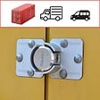 MASTER LOCK - Ensemble de cadenas et moraillon en acier 736EURD - vignette