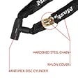 MASTER LOCK - Chaîne antivol en acier cémenté serrure à clé 8391EURDPRO - vignette