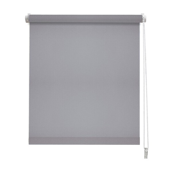 MADECO - Enrouleur tamisant gris clair L124- 120 tissu H190 - large