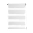 MADECO - Enrouleur jour nuit blanc sur rail L55- 51 tissu H250 - vignette