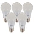 XANLITE - Lot de 5 ampoules LED A60 opaques, culot E27, équivalent 75W, 1055 lm, blanc neutre, 4000K, faible consommation, éclairage puissant pièces de travail - vignette