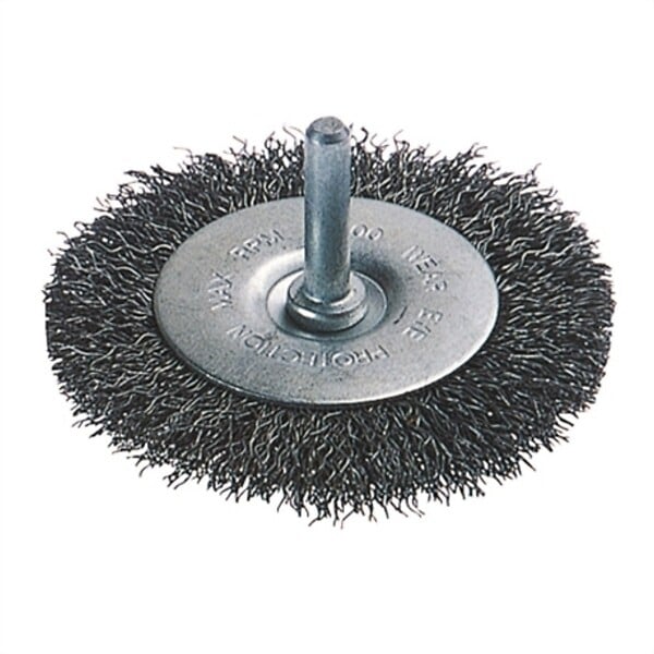 WOLFCRAFT - 1 Brosse mét. circ. HEX D75x16mm - large
