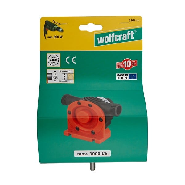 WOLFCRAFT - 1 Pompe p perceuse 3000l-h - large