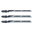 WOLFCRAFT - 1Lot de 3Lames SS HCS stratifié Bosch - vignette