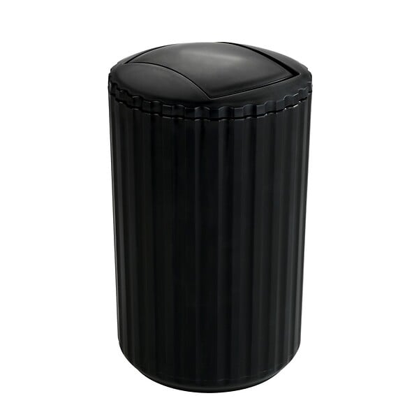 WENKO - ALLSTAR Poubelle Minas 3L noir - large