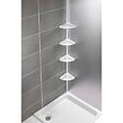WENKO - Allstar Etagère télescopique Opal blanc - vignette
